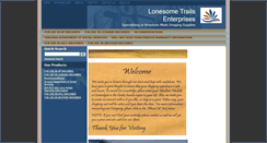 Desktop Screenshot of lonesometrails.org